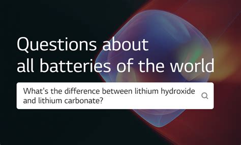  Lithiumhydroxide: een cruciale component voor de batterijen van morgen!